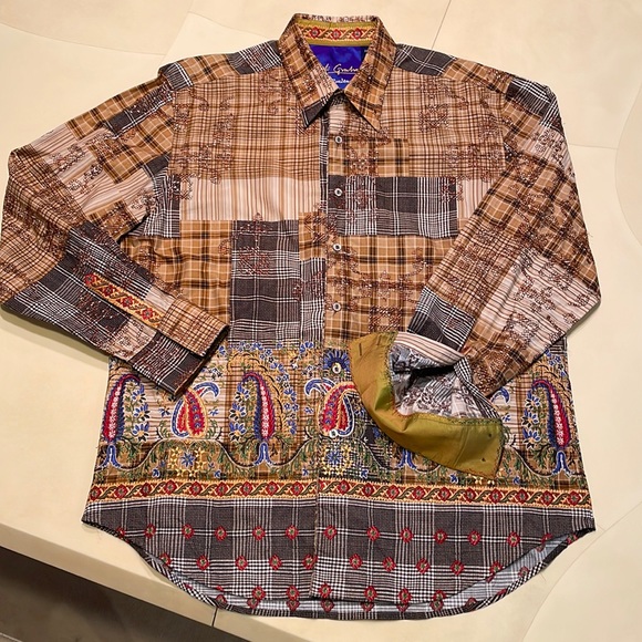 Robert Graham limited edition button down shirt size XL - Picture 2 of 13